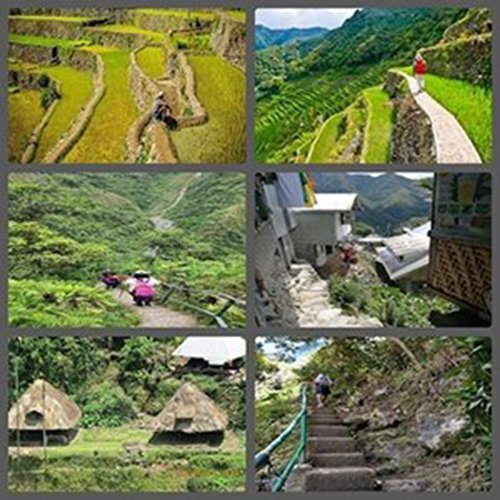 Tourist spot in Batad Rice Terreces