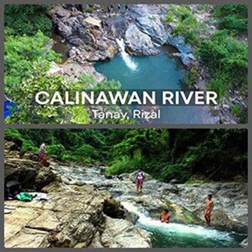 Falls and mountain in Tanay Rizal