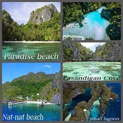 Tourist spot in El Nido Palawan