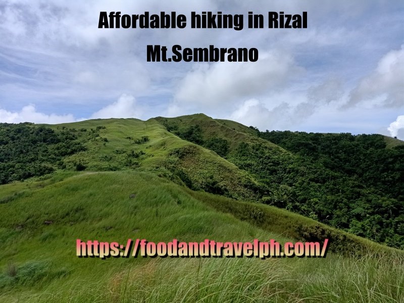 Mt.Sembrano And manggahan falls in RIzal