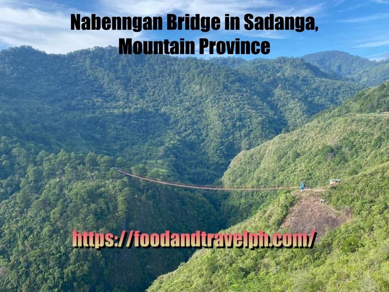 Nabenngan Bridge in Sadanga, Mountain Province
