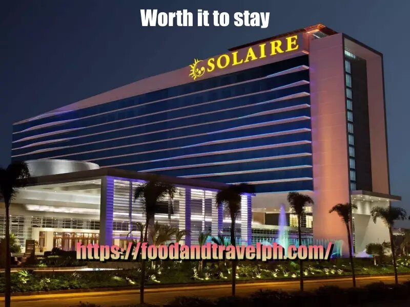 Solaire Resort and Casino These is one of the most elegant and luxurious resort and casino in Metro Manila