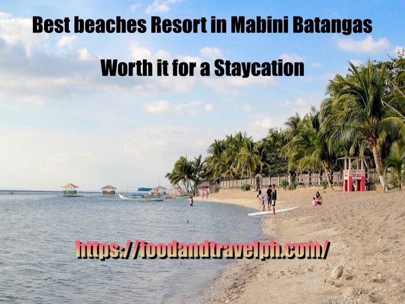 Best beaches Resort in Mabini Batangas - TRAVEL AND FOOD IN PHILIPPINE