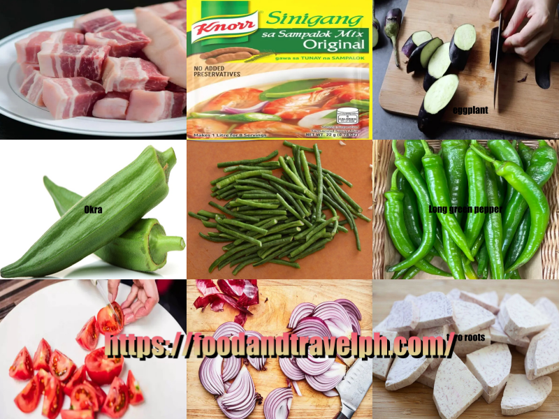 How to cook Pork Sinigang one of the famous dishes in the Philippines