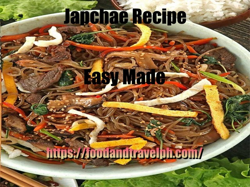 How to cook Japchae