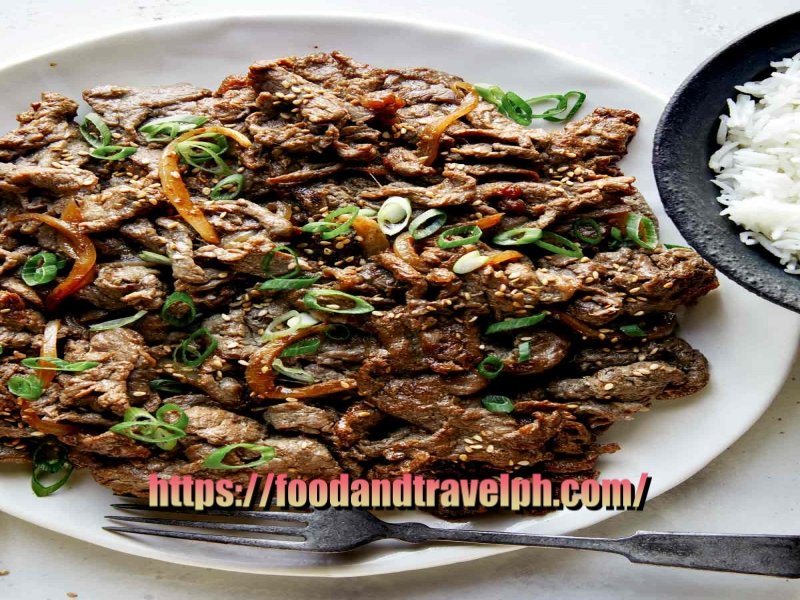 Beef Bulgogi korean food