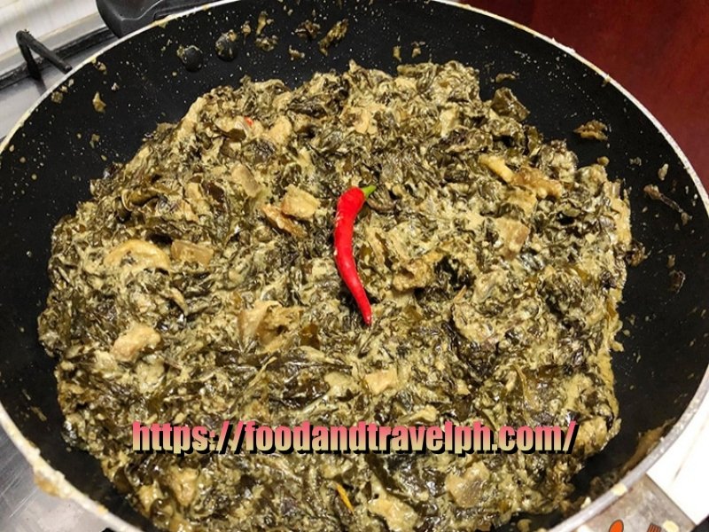 Laing (taro leaves) recipe