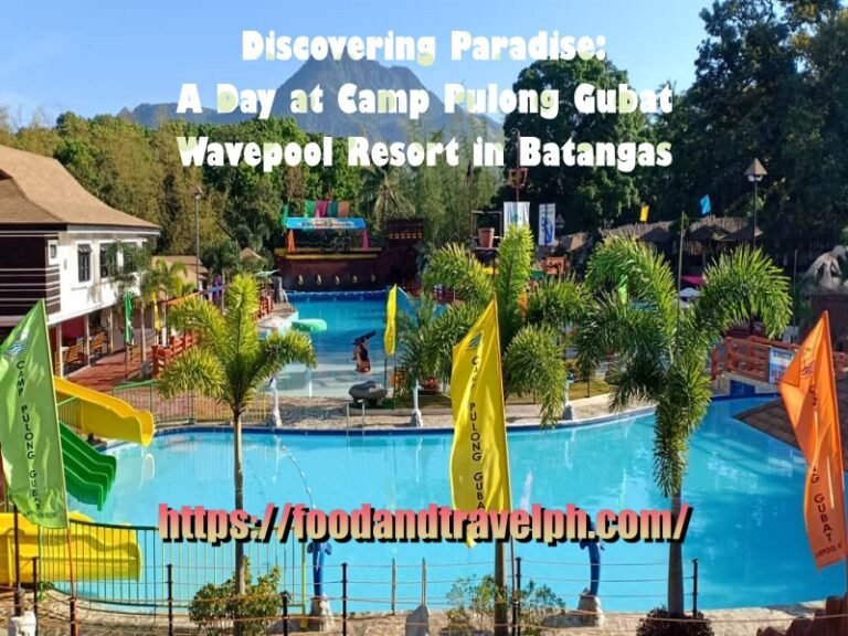 Discovering Paradise: A Day at Camp Pulong Gubat Wavepool Resort in ...